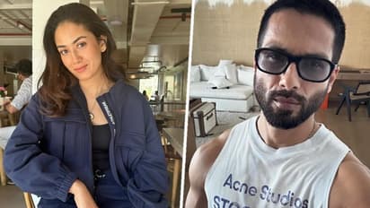 'Thanks for messing up the cushions...', Mira Rajput's comments on Shahid Kapoor's selfie is every wife ever