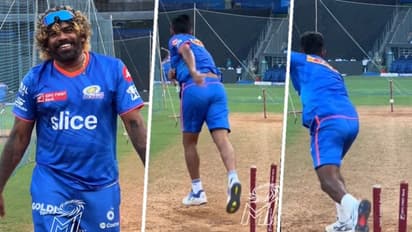 IPL 2024: Malinga shines in MI's target-hitting drill, shows Arjun Tendulkar, others how to hit stumps (WATCH)