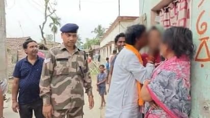 BJP candidate Khagen Murmu kisses woman during campaigning in West Bengal's Malda, sparks row