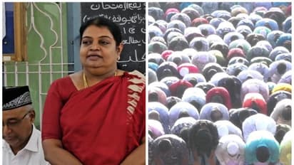 ரமலான் பண்டிகை; பள்ளிவாசலுக்கு வந்த இஸ்லாமியர்களிடம் அமைச்சர் கீதா ஜீவன் தீவிர வாக்கு சேகரிப்பு