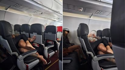 4 ಗಂಟೆ ವಿಮಾನ ಪ್ರಯಾಣದಲ್ಲಿ ಜೋಡಿಯ ರೋಮ್ಯಾನ್ಸ್ ಆಟ, ಇತರರಿಗೆ ಸಂಕಟ!