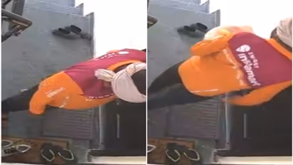  Viral Video: Swiggy delivery agent caught on camera stealing Nike shoes [watch]