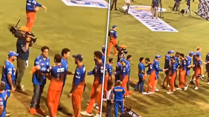 IPL 2024: Sachin Tendulkar, Virat Kohli's hug after MI's win over RCB breaks internet; video surfaces (WATCH)