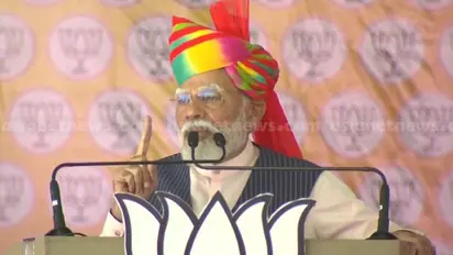 ഇന്ത്യ-പാക് വിഭജനത്തിന് കാരണം മുസ്ലീം ലീഗ്, കോൺഗ്രസ് പ്രകടന പത്രികയിൽ മുസ്ലിം ലീഗിന്റെ സ്റ്റാമ്പുണ്ട്: മോദി