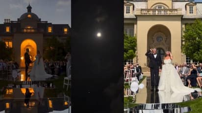 വെറൈറ്റി അല്ലേ? സൂര്യഗ്രഹണ സമയത്ത് വിവാഹിതരായി ദമ്പതികൾ, മനോഹരമായ വീഡിയോ കാണാം