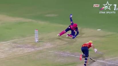 എടാ മോനെ, എവിടേക്കാ... കാണാം ധോണിയെയും വെല്ലുന്ന സഞ്ജു ബ്രില്യൻസ്; ലിവിംഗ്സ്റ്റണെ റണ്ണൗട്ടാക്കിയ മിന്നൽ ത്രോ