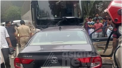 കെഎസ്ആർടിസി ബസും കാറും കൂട്ടിയിടിച്ചു; ഒരു കുടുംബത്തിലെ മൂന്ന് പേർക്ക് ദാരുണാന്ത്യം