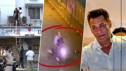 Salman Khan house shootout: CCTV footage OUT of suspected gunmen; Maharashtra CM Eknath Shinde calls the star