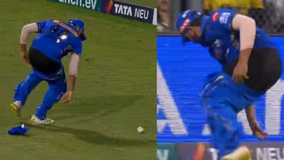 అయ్యే రోహిత్ శ‌ర్మ‌.. క్యాచ్ ప‌ట్టబోతే ప్యాంట్ జారిపాయే.. ఏం చేసేది.. ! వీడియో 