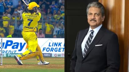 'Grateful my name is Mahi-ndra': Anand Mahindra praises Dhoni for his smashing performance against MI