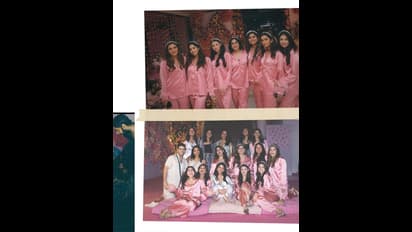 అంబానీ కోడలు రాధిక మర్చంట్ నైట్ పార్టీలో జాన్వీ కపూర్,  పింక్ డ్రెస్సులో పిచ్చెక్కించిన బ్యూటీ.. 