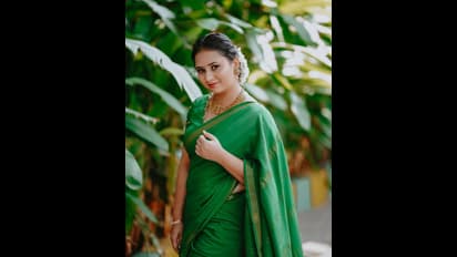 ಹಸಿರು ಸೀರೆಯಲ್ಲಿ ದೇವತೆಯಂತೆ ಮಿಂಚಿದ ನಟಿ ಅಮೂಲ್ಯ, ಮುದ್ದು ನಗುವಿಗೆ ಮನಸೋತ್ವಿ ಎಂದ ಫ್ಯಾನ್ಸ್‌