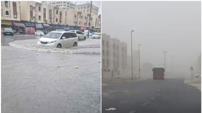 അതീവ ജാഗ്രതയില് യുഎഇ, കനത്ത മഴ; സ്കൂളുകള്ക്ക് വിദൂര പഠനം, ജീവനക്കാര്ക്ക് വര്ക്ക് ഫ്രം ഹോം അനുവദിച്ചു