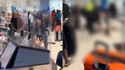 എയർപോർട്ടിൽ മയക്കുമരുന്ന് ഉപയോഗിച്ചെത്തിയ സ്ത്രീയുടെ പരാക്രമം, സ്വന്തം വസ്ത്രങ്ങളൂരിയെറിഞ്ഞു