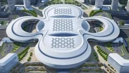 ഭീമൻ സാനിറ്ററി പാഡ് പോലെ; ചൈനയിലെ റെയിൽവേ സ്റ്റേഷൻ ഡിസൈനിനെ കുറിച്ച് വൻ ചർച്ചകൾ