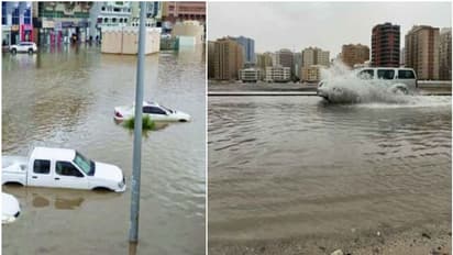 കലിതുള്ളി മഴയെത്തി; യുഎഇയില് 75 വര്ഷത്തിനിടയിലെ ഏറ്റവും ഉയര്ന്ന മഴ, ഒരു മരണം