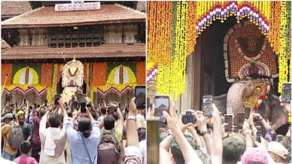 പൂരാവേശത്തിൽ തൃശ്ശൂർ; നെയ്തലക്കാവിലമ്മയുടെ തിടമ്പേറ്റി എറണാകുളം ശിവകുമാർ തെക്കേ ഗോപുര നട തുറന്നു