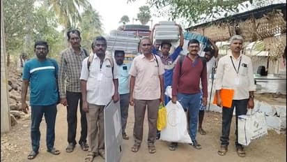 கரடு முரடான மலைப்பாதை; வாக்குப்பதிவு இயந்திரங்களை கொண்டு செல்லும் பணி தீவிரம்