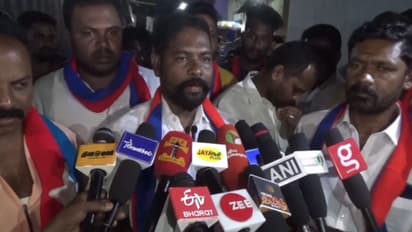 கிருஷ்ணகிரி காங்கிரஸ் வேட்பாளர் வீட்டை முற்றுகையிட்ட விசிகவினர்!