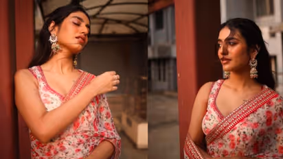 ಸೀರೆಯುಟ್ಟು ಮಾದಕ ಲುಕ್ ಕೊಟ್ಟ ಕಣ್ಸನ್ನೆ ಬೆಡಗಿ, ಕಣ್ಣಿಗಿಂತ ನಿಮ್ಮ ತುಟಿಯೇ ಚೆಂದ ಎಂದ ಫ್ಯಾನ್ಸ್!