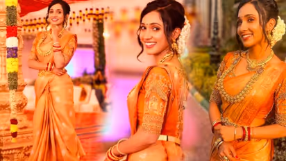 ಆರೆಂಜ್ ಕಲರ್ ಸ್ಯಾರಿಯಲ್ಲಿ 'ಶ್ರಾವಣಿ ಸುಬ್ರಹ್ಮಣ್ಯ' ನಟಿ ಆಸಿಯಾ, ಸ್ಪಲ್ಪ ದಪ್ಪ ಆಗಿ ಮೇಡಂ ಎಂದ ನೆಟ್ಟಿಗರು!