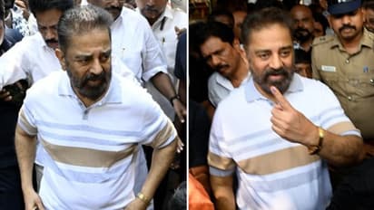Lok Sabha Elections 2024: Actor-politician Kamal Haasan casts his vote in Chennai (SEE PHOTOS)