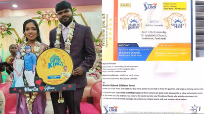 IPL-themed wedding invitation of Tamil Nadu couple goes viral; Sparks delight online