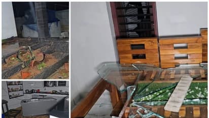 താമരശ്ശേരിയില് അക്രമത്തിന് നേതൃത്വം നല്കിയ ലഹരി മാഫിയാ സംഘാംഗത്തിന്റെ വീട് അജ്ഞാതര് തകര്ത്തു