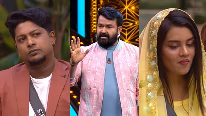 വീട്ടിലും ഇങ്ങനെ ആണോ? സിബിനോട് കലിപ്പിച്ച് മോഹൻലാൽ, ചിരിക്കാതെ ചിരിച്ച് ജാസ്മിൻ, ശിക്ഷ എന്താകും ?