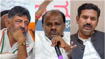 ചട്ടലംഘന പരാതിയിൽ തെരഞ്ഞെടുപ്പ് കമ്മീഷൻ നടപടി, ഡികെ ശിവകുമാറിനും കുമാരസ്വാമിക്കും വിജയേന്ദ്രക്കുമെതിരെ കേസ്