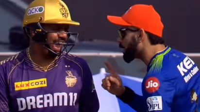 IPL 2024: Virat Kohli's playful gesture to Sunil Narine sparks laughter at the Eden Gardens (WATCH)