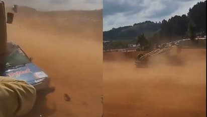 ಶ್ರೀಲಂಕಾ ಸೇನೆ ಆಯೋಜಿಸಿದ ಕಾರು ರೇಸ್ನಲ್ಲಿ ಭೀಕರ ಅಪಘಾತ, ನಿಂತಿದ್ದ ಪ್ರೇಕ್ಷಕರು ಅಪ್ಪಚ್ಚಿ!