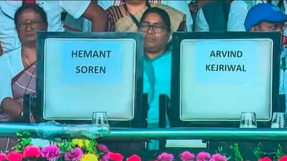 ರಾಂಚಿಯಲ್ಲಿ ಇಂಡಿಯಾ ಮಹಾ ಶಕ್ತಿ ಪ್ರದರ್ಶನ: ಹೇಮಂತ್ ಸೊರೇನ್, ಕೇಜ್ರಿವಾಲ್‌ಗೆ ಖಾಲಿ ಕುರ್ಚಿ ಇಟ್ಟು ಗೌರವ