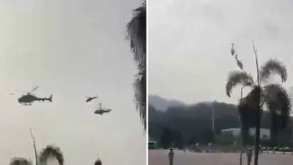 Malaysia: 10 killed after two choppers collide mid-air during navy parade rehearsal; WATCH viral video