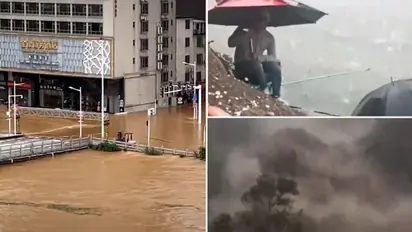 'Once-in-a-century' Guangdong floods: China issues highest rainstorm warning as dramatic videos surface-WATCH