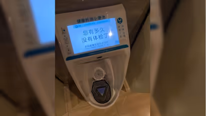 China's futuristic urinals offer automated health monitoring in public toilets for Rs 235!