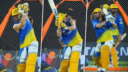 IPL 2024: Dhoni, Sameer Rizvi's explosive batting session in nets ahead of CSK vs LSG goes viral (WATCH)
