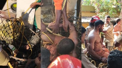 50 അടി താഴ്ചയുള്ള കിണർ വൃത്തിയാക്കാനിറങ്ങി, താഴെയെത്തിയതും ശ്വാസംമുട്ടി; തൊഴിലാളിക്ക് രക്ഷയായി ഫയർഫോഴ്സ്