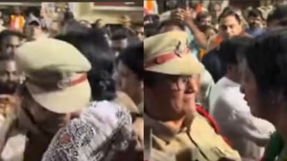 തെരഞ്ഞെടുപ്പ് റാലിക്കിടെ ബിജെപി സ്ഥാനാര്ഥിയെ ആലിംഗനം ചെയ്തു; വനിതാ എഎസ്ഐക്ക് സസ്പെന്ഷന്