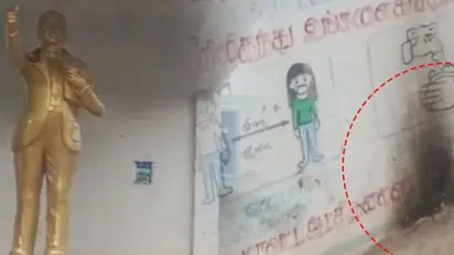 அம்பேத்கர் சிலை மீது பெட்ரோல் குண்டு வீச முயற்சி! நள்ளிரவில் அதிர்ந்த கிராமம்! அலறியடித்து எழுந்த பொதுமக்கள்!