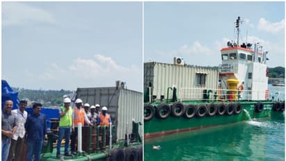 ചരിത്രത്തിൽ ഇതാദ്യം; വിഴിഞ്ഞത്ത് നിന്ന് കൊളംബോയിലേക്ക് കൊണ്ടു പോകുന്ന കപ്പലുകൾക്ക് സാനിറ്റേഷൻ നടത്തി