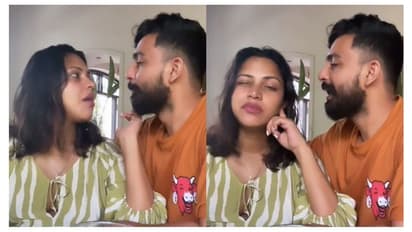 நிறைமாத கர்ப்பிணினு கூட பார்க்காம இப்படியா டார்ச்சர் பண்றது... கணவரின் செயலால் கடுப்பான அமலாபால் - வீடியோ இதோ