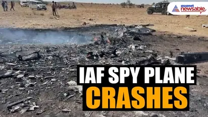 IAF's surveillance aircraft crashes near Rajasthan's Jaisalmer, Court of Inquiry ordered (WATCH)
