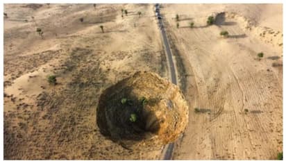 ഒറ്റ രാത്രി, ബിക്കാനീറില്‍ ഒരേക്കറോളം കൃഷി ഭൂമി ഇടിഞ്ഞ് താഴ്ന്നത് 80-100 അടി താഴ്ചയിലേക്ക്; ഭയന്ന് നാട്ടുകാര്‍