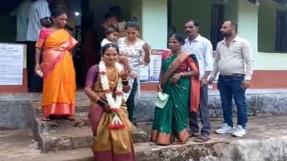 Lok Sabha polls 2024: Brides, grooms turn voters in Karnataka’s Kodagu-Chikkamagaluru, Maharashtra’s Amravati
