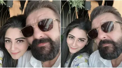 Sanjay Dutt, Manyata Dutt go out for romantic dinner; pictures of date go VIRAL
