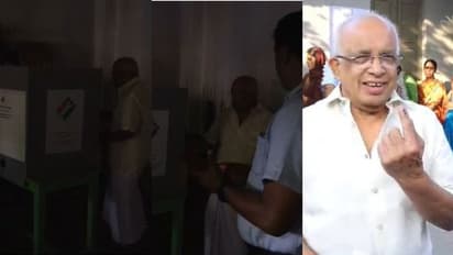 വൈദ്യുതി മന്ത്രി വോട്ട് ചെയ്യാനെത്തി, പിന്നാലെ വൈദ്യുതി പോയി; വോട്ട് ചെയ്യാനെത്തിയ വോട്ടര്മാരിൽ ചിരി