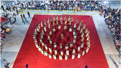 ചരിത്രത്തിലേക്ക് ചുവടുവെച്ച് റിയാദിൽ കേളി കുടുംബവേദിയുടെ മെഗാ തിരുവാതിര