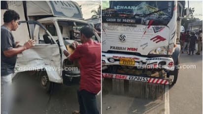വാഹാനാപകടത്തില് ഒരു മരണം; പരുക്കേറ്റവരെ സഹായിച്ചത് ബിജെപി സ്ഥാനാര്ത്ഥി കെ സുരേന്ദ്രനും സംഘവും