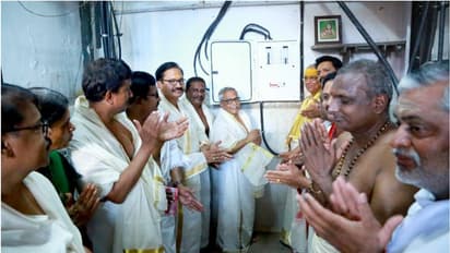 ഗുരുവായൂര്‍ ക്ഷേത്രം; നാലമ്പലത്തില്‍ ശീതീകരണ സംവിധാനം സമർപ്പിച്ചു